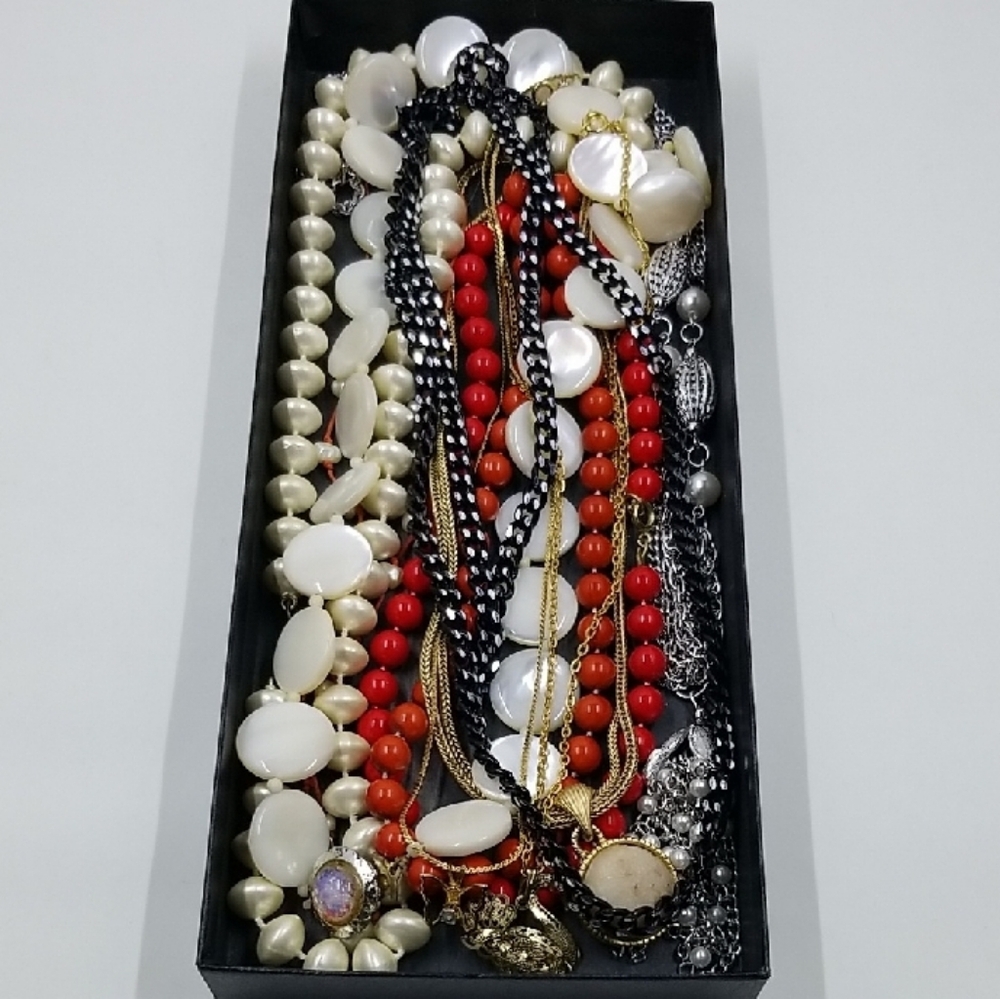Elegant Multi-Color Necklace Set